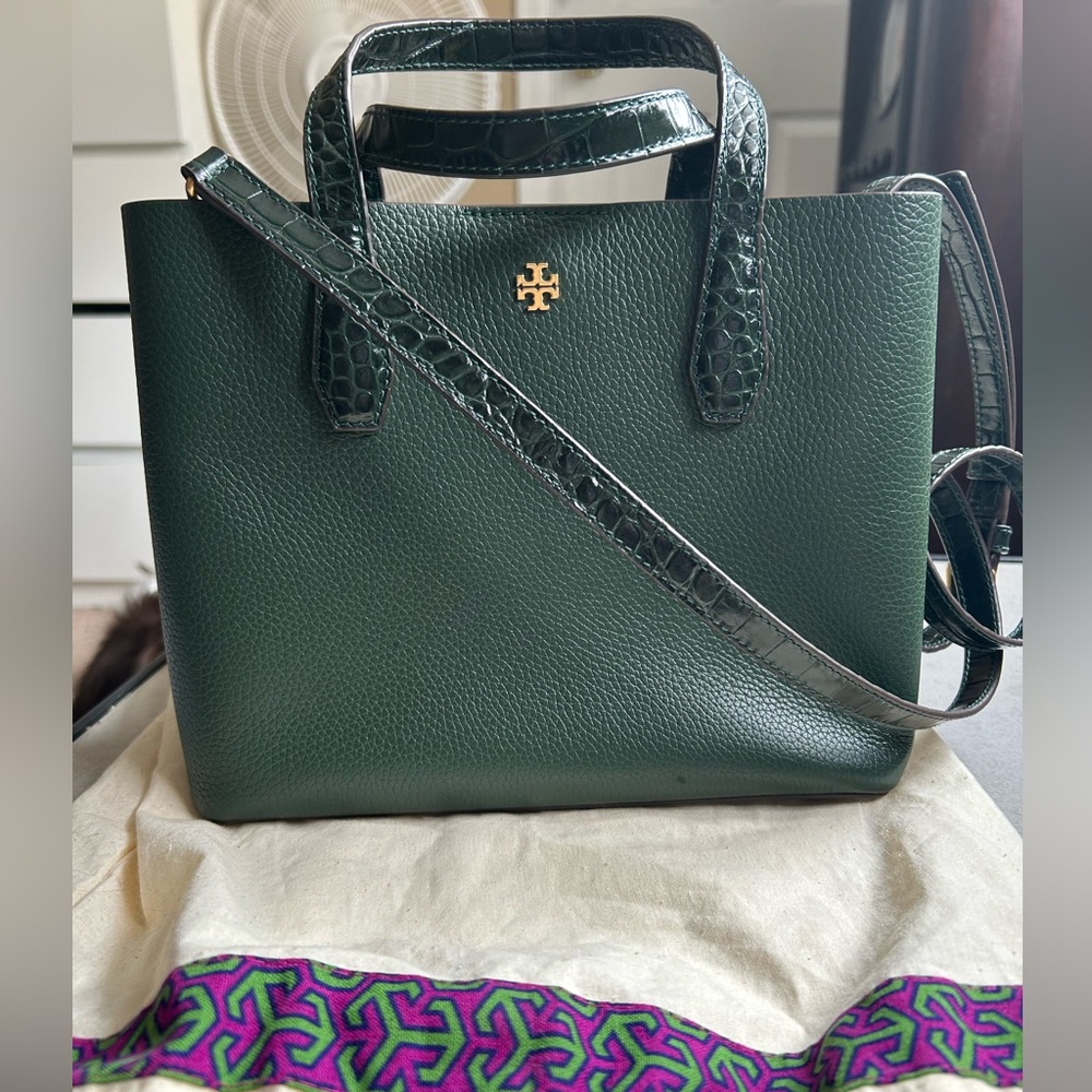 Offers Welcome!! Tory Burch Blake Embossed Small Leather Tote